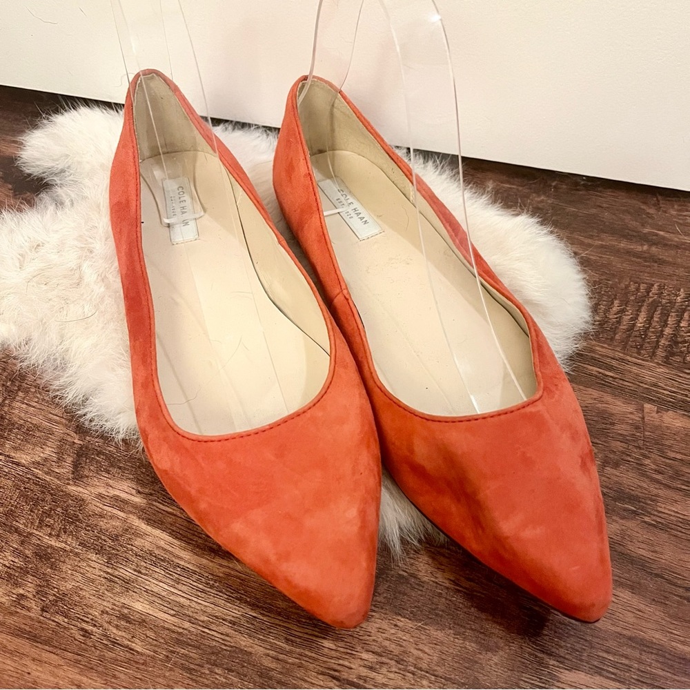 Cole Haan Orange Flats